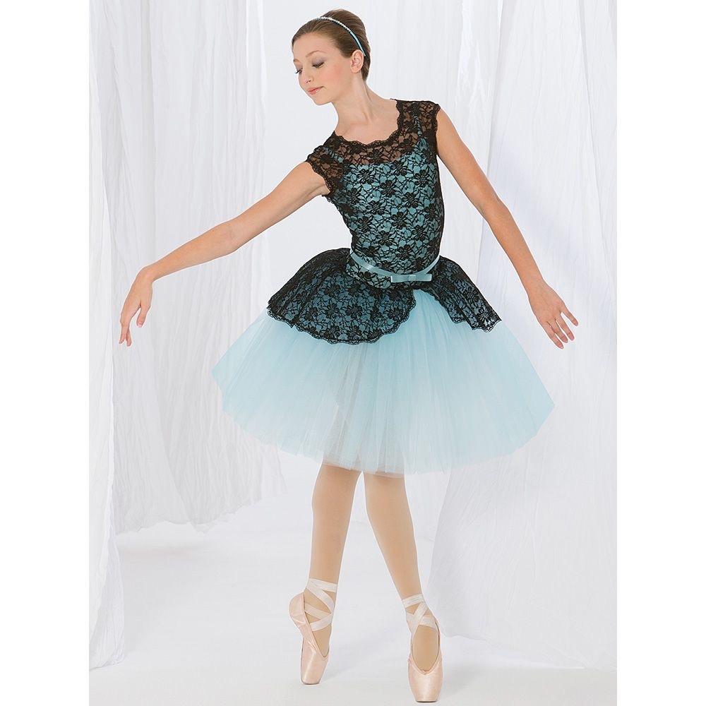 Revolution Dancewear ballet tutu costume, size SA, Delicate black and blue